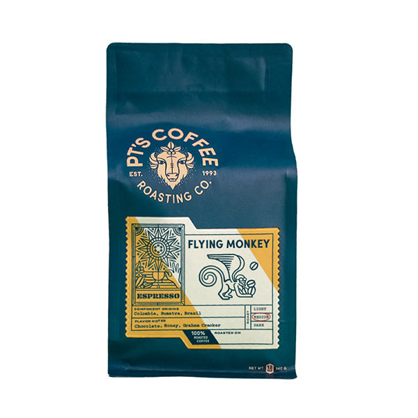 Flying Monkey Espresso 12 oz - Coffee Press for Smooth Everyday Brewing