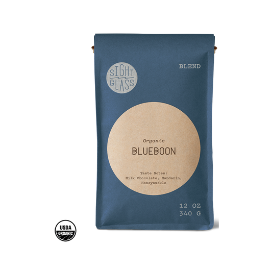 Organic Blueboon 12 oz - Roasted Coffee for Everyday Home Brewing