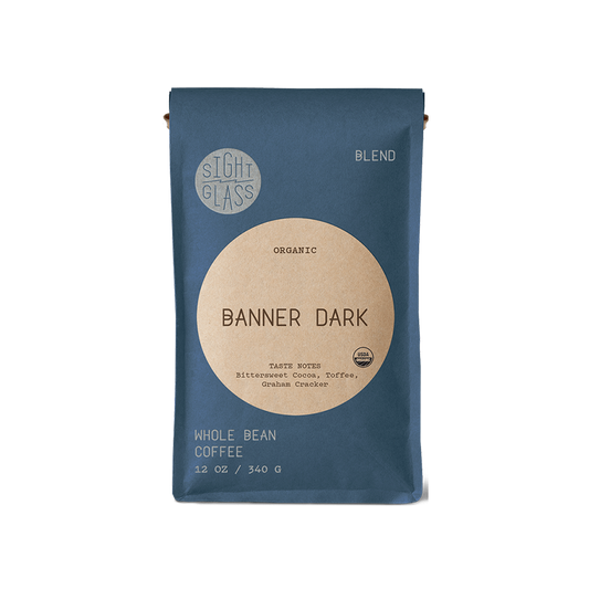Organic Banner Dark 12 oz - Roasted Coffee for Everyday Home Brewing