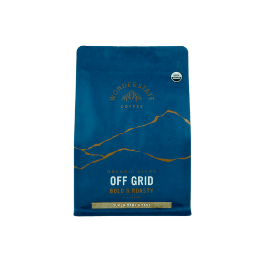 Organic Off Grid Super Dark Roast 1.5 lb - Roasted Coffee for Everyday Home Brewing