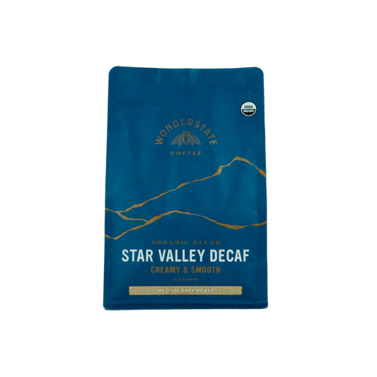 Organic Star Valley Decaf 10.5 oz - Roasted Coffee for Everyday Home Brewing