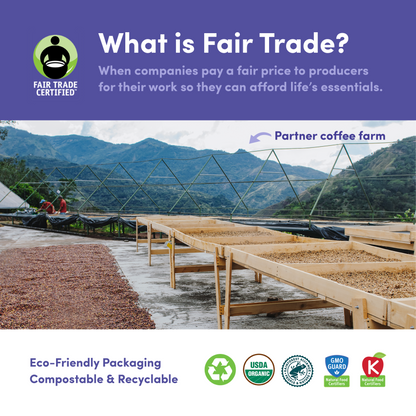 Downtown Blend Organic and Fair Trade - Roasted Coffee for Everyday Home Brewing