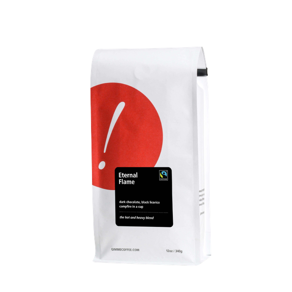Eternal Flame Fairtrade Dark Roast 2 lb - Roasted Coffee for Everyday Home Brewing