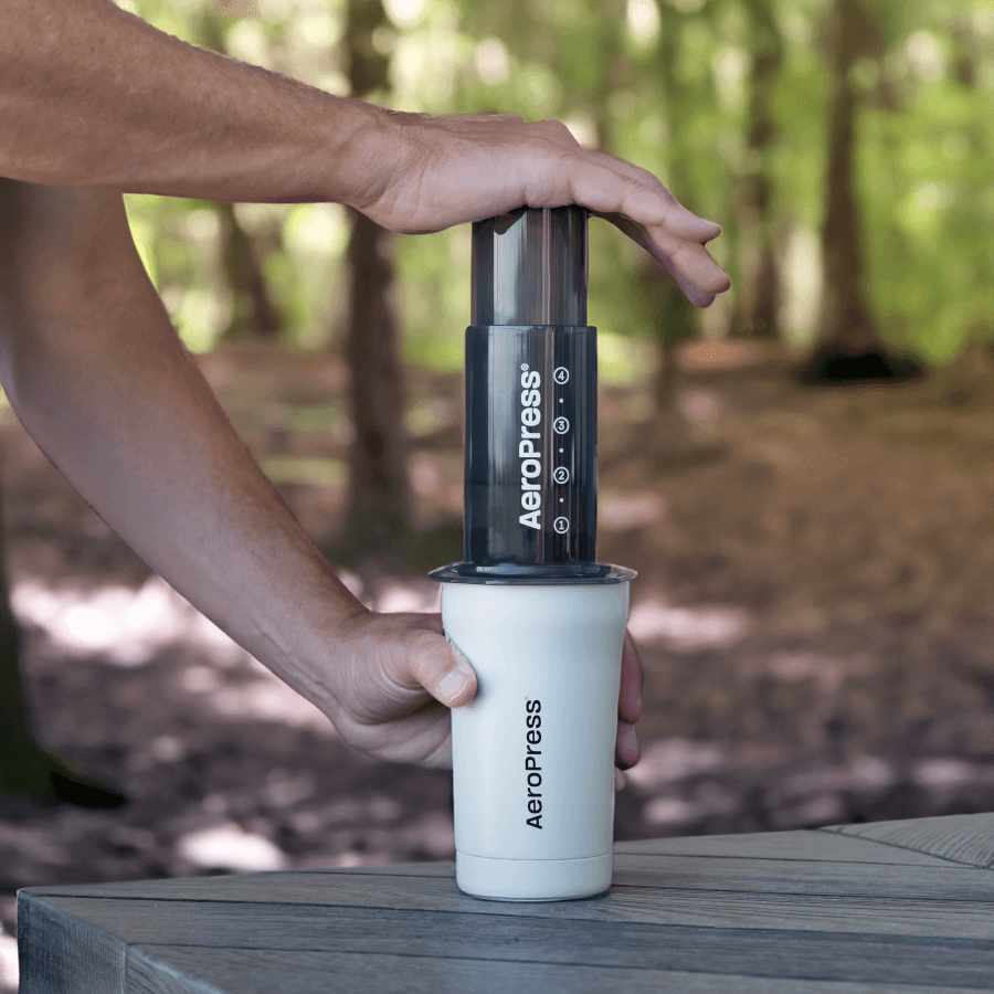 AeroPress Travel Coffee Tumbler - Stainless Steel - Coffee Drinkware for Home and Travel
